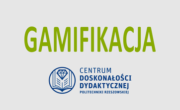 Grafika z logo CDD i hasłem Gamifikacja