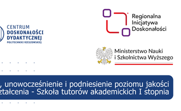 Rozwój, unowocześnienie i podniesienie poziomu jakości kształcenia - Szkoła tutorów akademickich I stopnia